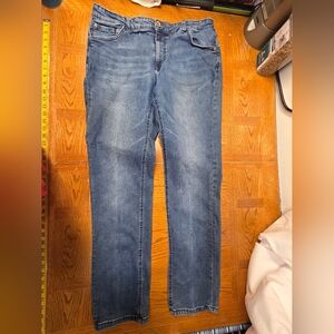 Weatherproof Vintage Men's 40x34 Slim Fit Vintage Soft-Lux Blue Denim Jeans